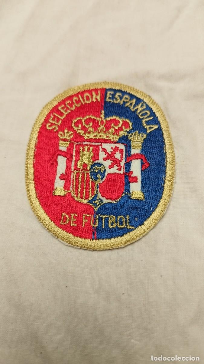 Colecionismo desportivo: Parche de tela bordado Selecci&oacute;n Espa&ntilde;ola de Futbol