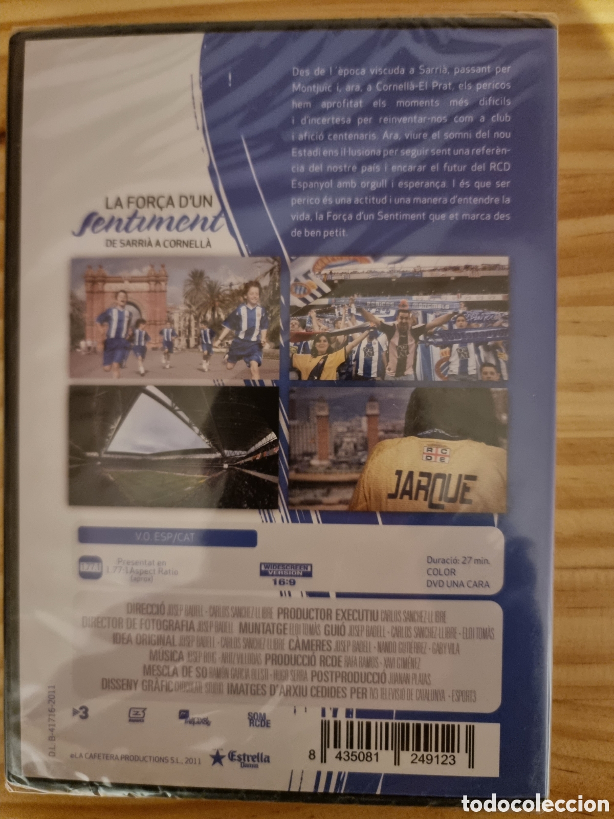 Coleccionismo deportivo: DVD la for&ccedil;a dun sentiment RCD espanyol - Foto 2