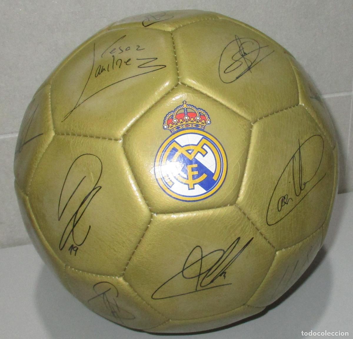 balón fútbol real madrid, con firmas serigrafia - Compra venta en