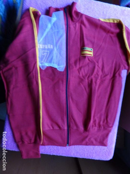 Collezionismo sportivo: sudadera futbol de la selecci&oacute;n espa&ntilde;ola n&ordm; 7 talla L 2002-2003 wottoline s.a