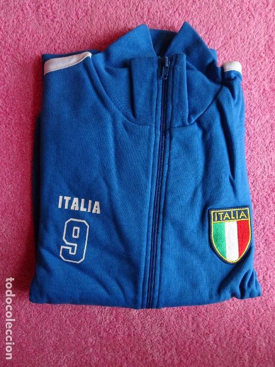 Collezionismo sportivo: sudadera futbol selecci&oacute;n italiana 9 2002-2003 talla L wottoline s.a