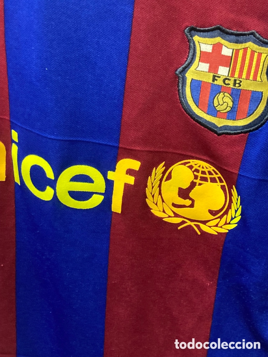 Coleccionismo deportivo: Camiseta de ni&ntilde;o del Barcelona - Foto 4