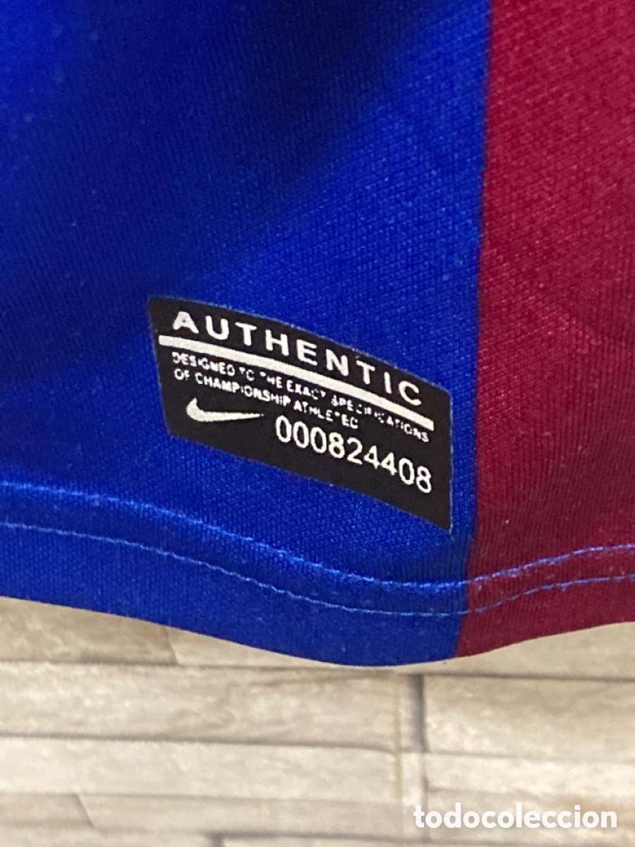 Coleccionismo deportivo: Camiseta de ni&ntilde;o del Barcelona - Foto 5