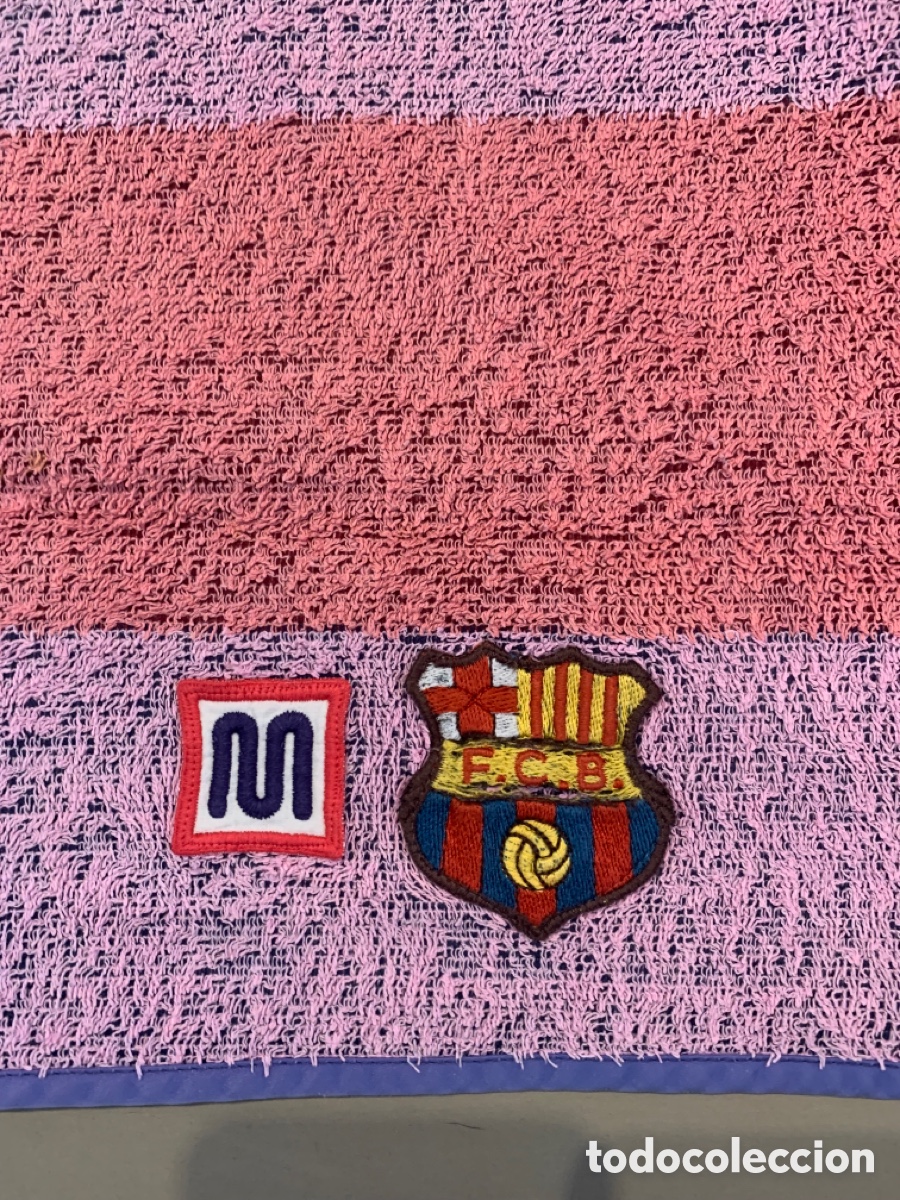 Coleccionismo deportivo: Toalla meyba fcb - Foto 2