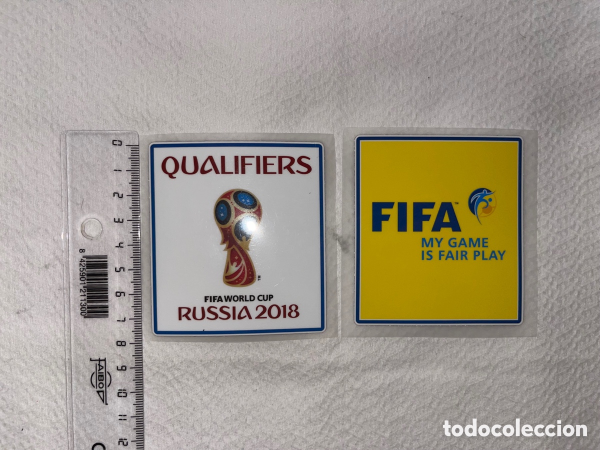 Collezionismo sportivo: Parches Clasificatorios del mundial de Rusia 2018 camiseta world cup Serigrafia