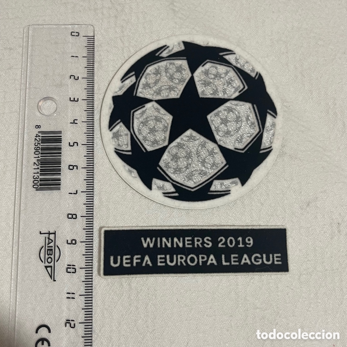 Collectionnisme sportif: Parche Uefa Champions league Campe&oacute;n Europa League 2019 Chelsea