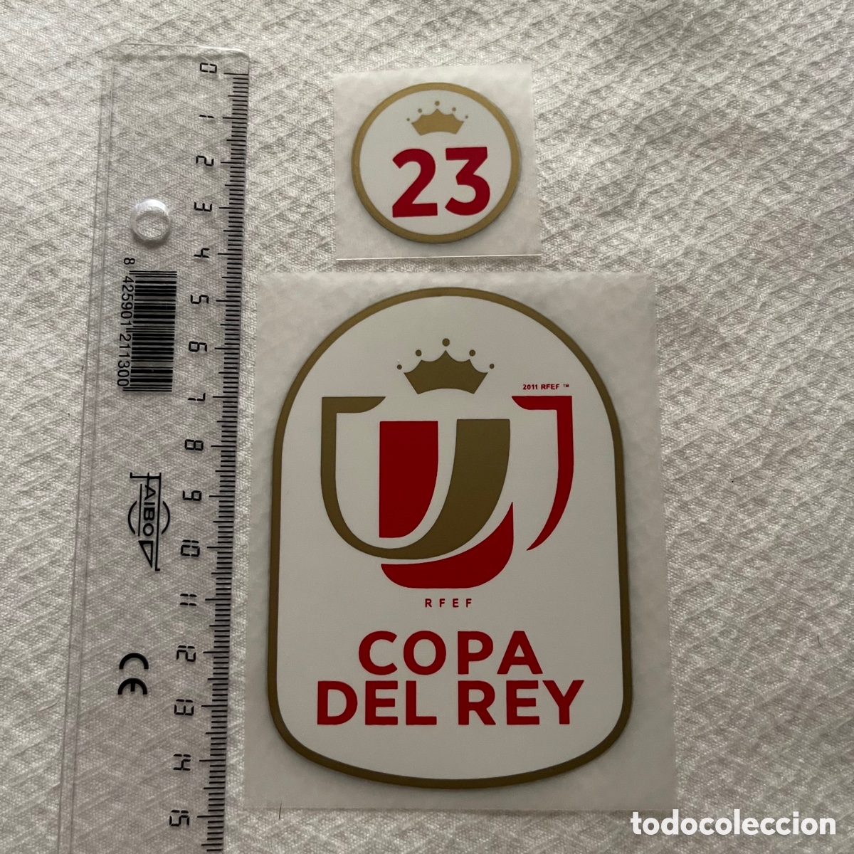 Collectionnisme sportif: Parche copa del Rey 23 t&iacute;tulos Athletic Club camiseta serigrafia temporada 2020/21