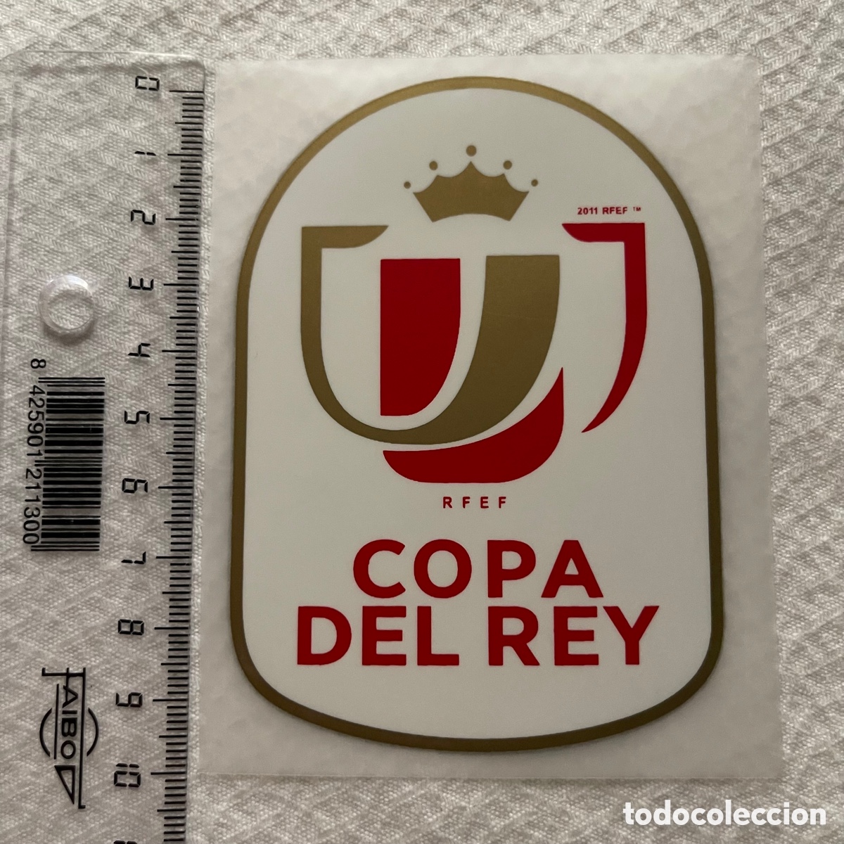 Collectionnisme sportif: Parche copa del Rey temporada 2020/21 camiseta serigrafia