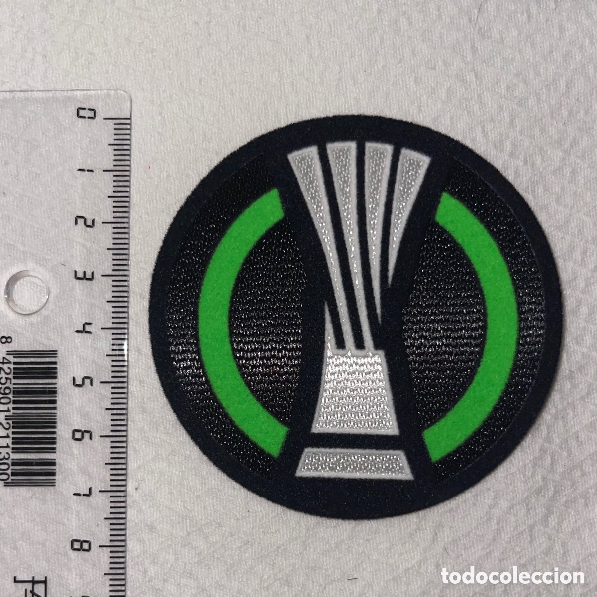 Collezionismo sportivo: Parche Uefa Conference League 2021 a 2023 camiseta Serigrafia