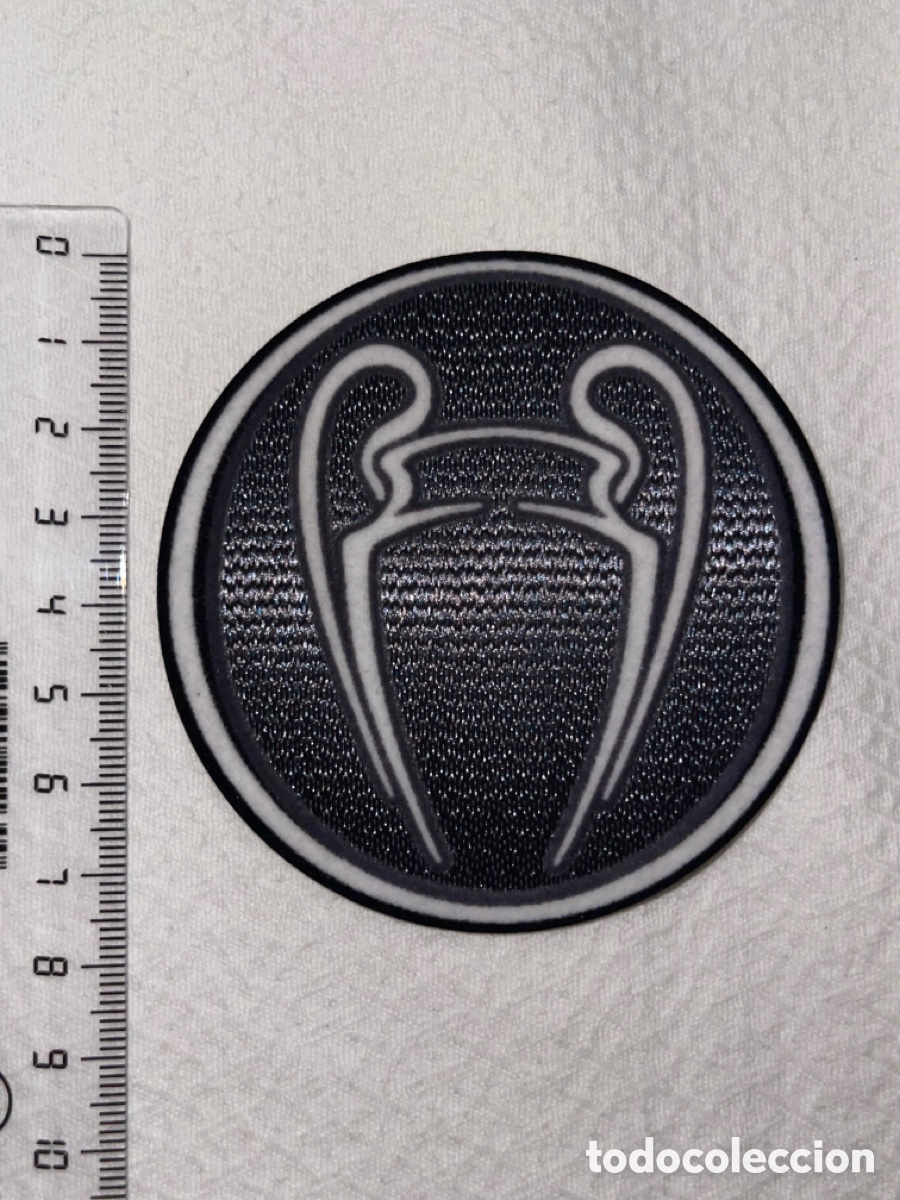 Collectionnisme sportif: Parche Uefa Champions league campe&oacute;n 2021 Chelsea camiseta Serigrafia