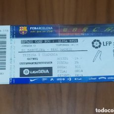 Coleccionismo deportivo: ENTRADA VIP LIGA 2010 2011 FC BARCELONA 5 REAL MADRID 0 MANITA PARTIDO HISTÓRICO DOBLETE VILLA. Lote 401841064