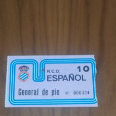 Coleccionismo deportivo: ENTRADA FÚTBOL RCD ESPANYOL ESPAÑOL 4 MALAGA 1 31/10/1971. Lote 403274889