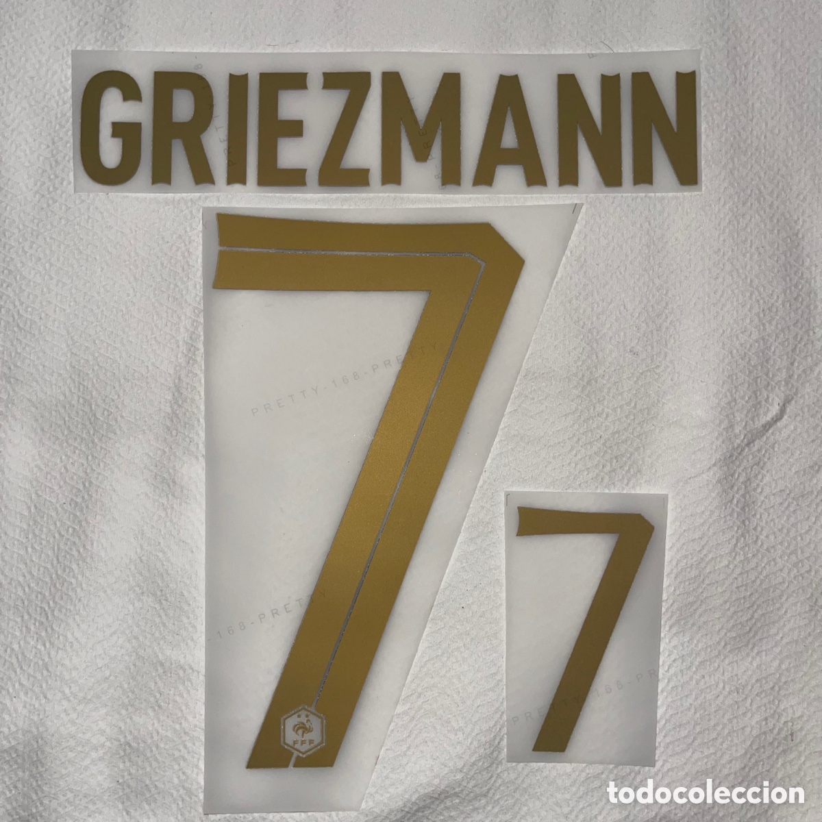 Collectionnisme sportif: Dorsal selecci&oacute;n nacional Francia Griezmann mundial Qatar 2022 camiseta Serigrafia World cup