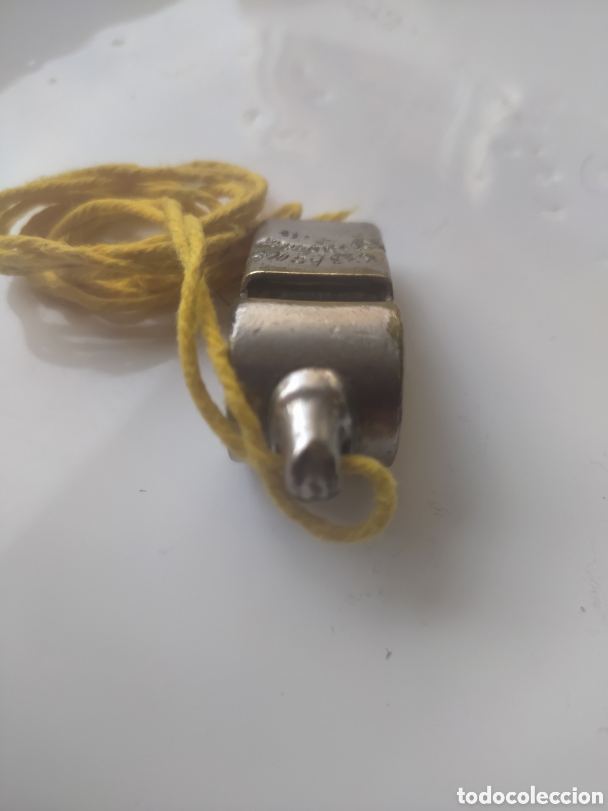 Coleccionismo deportivo: Silbato oficial de &aacute;rbitro marca ACME Thunderer - Foto 5