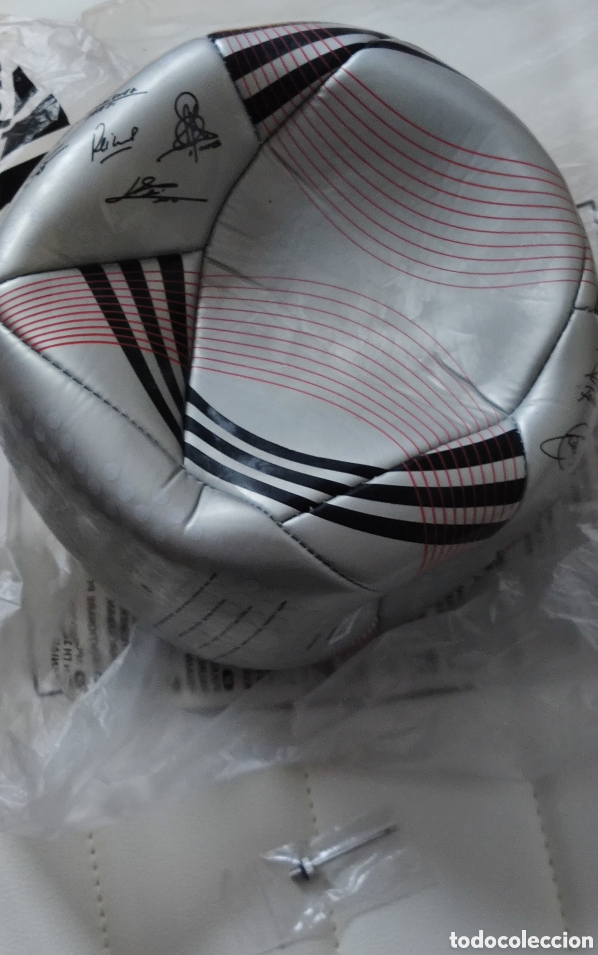 Coleccionismo deportivo: Bal&oacute;n r&eacute;plica del de la Eurocopa del 2008. - Foto 7