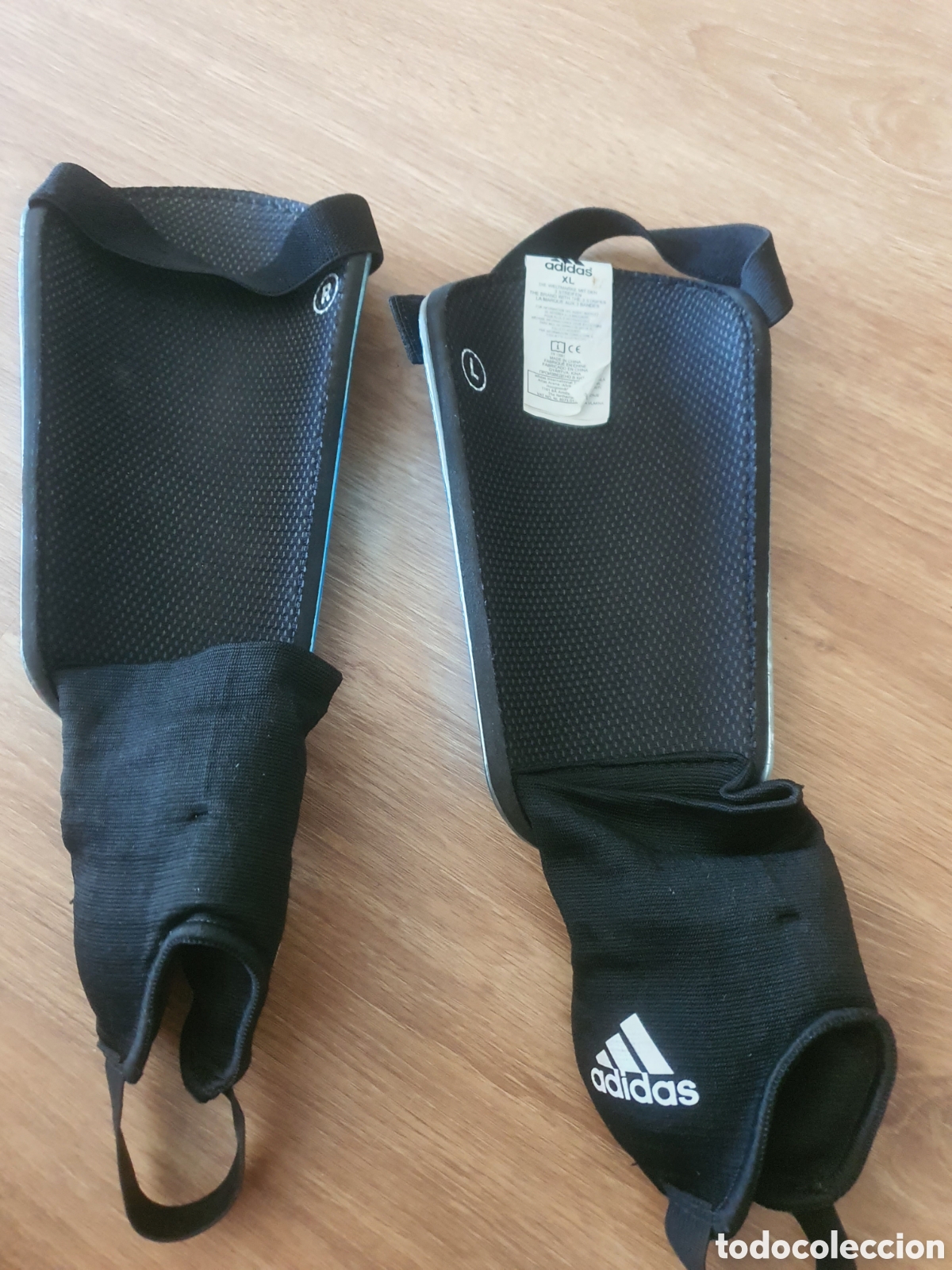 Coleccionismo deportivo: espinilleras adidas f-50 pr&aacute;cticamente nueva - Foto 4