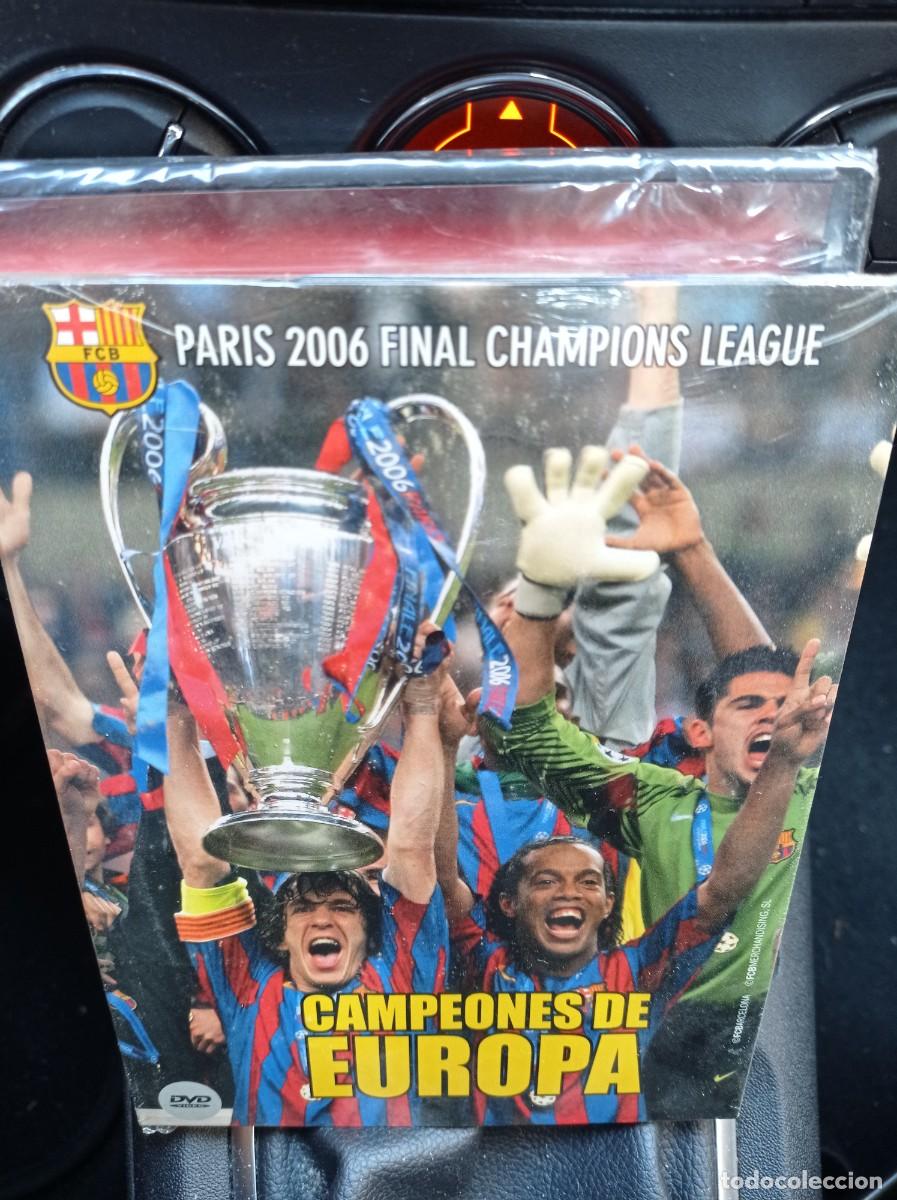 Coleccionismo deportivo: DVD F.c. Barcelona campe&oacute;n de Europa Paris 2006. Nueva precintada