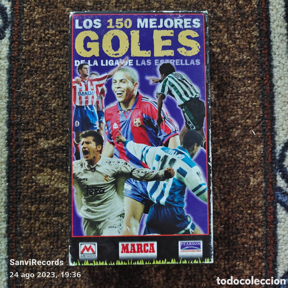 Sports collectibles: VHS: LOS 150 MEJORES GOLES DE LA LIGA DE LAS ESTRELLAS (MARCA)