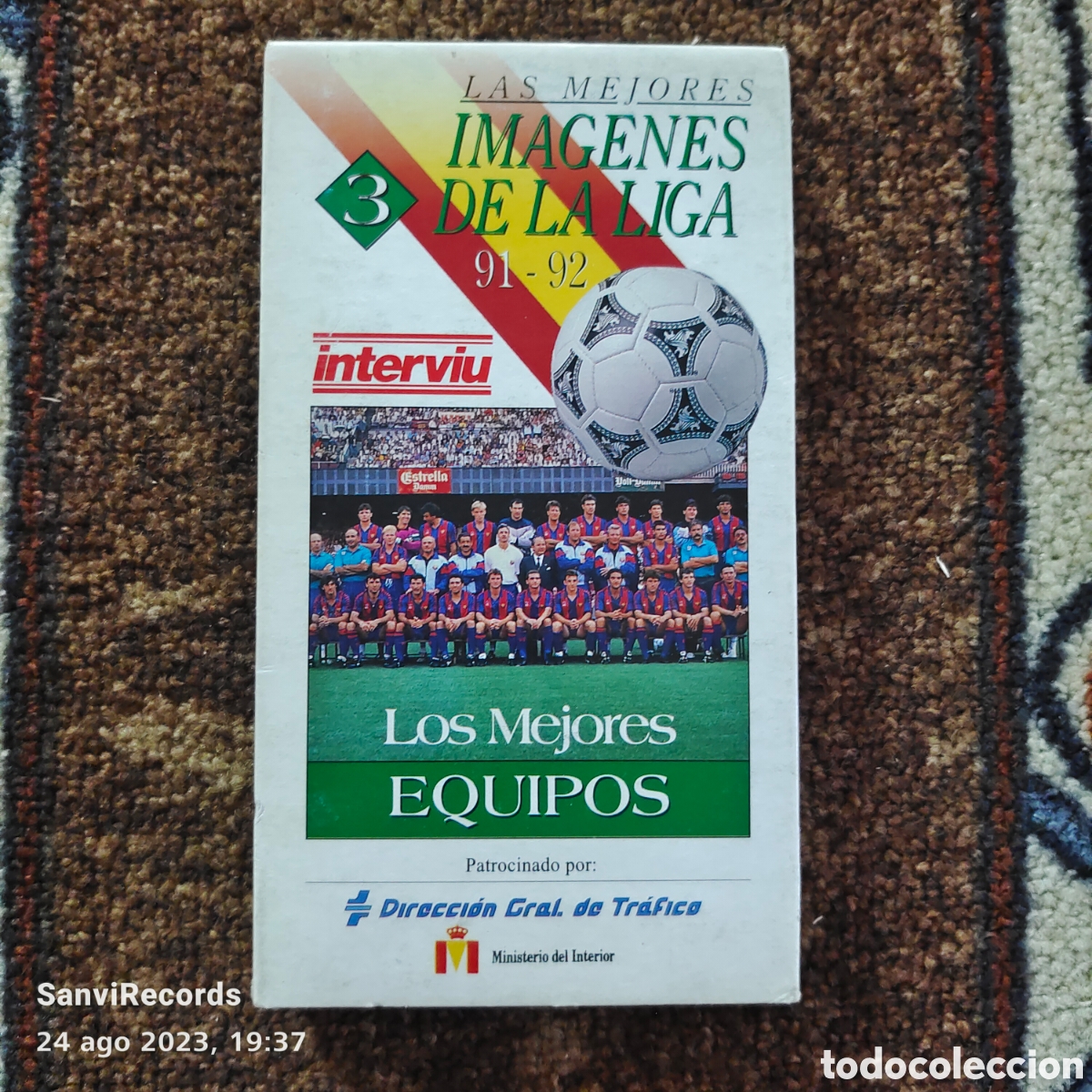 Sports collectibles: VHS, LAS MEJORES IM&Aacute;GENES DE LA LIGA 91-92 N&deg; 3: LOS MEJORES EQUIPOS