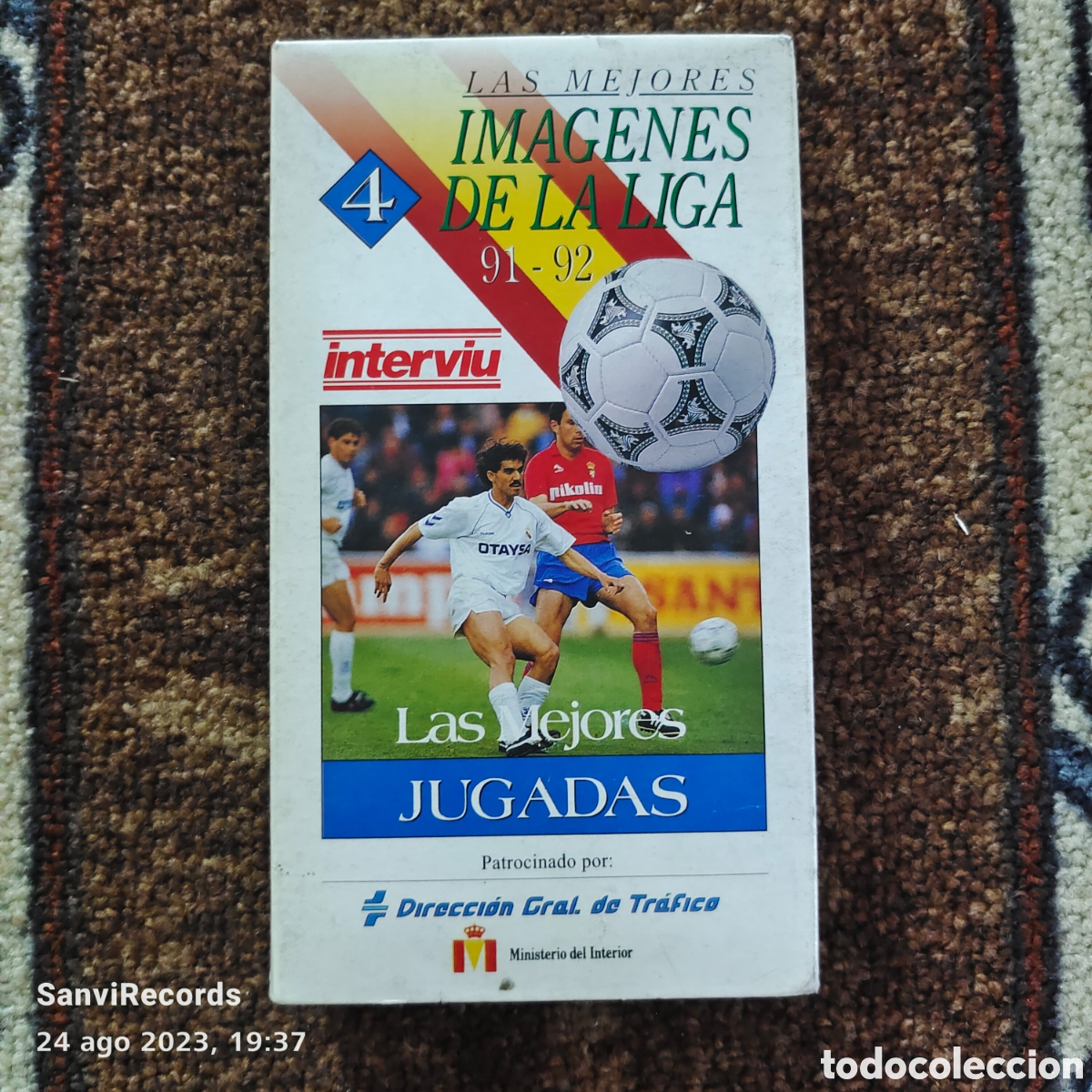 Sports collectibles: VHS, LAS MEJORES IM&Aacute;GENES DE LA LIGA 91-92 N&deg; 4: LAS MEJORES JUGADAS