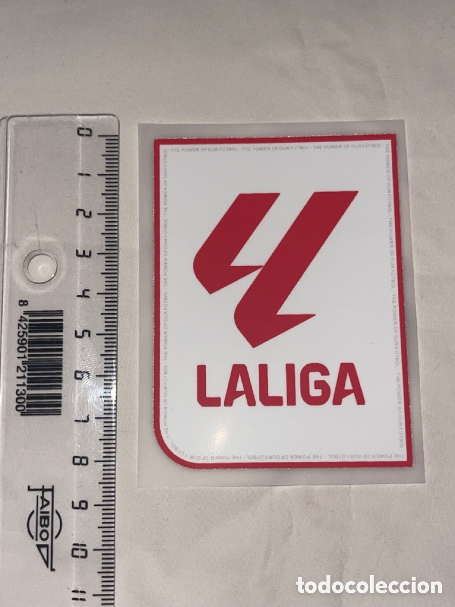 Coleccionismo deportivo: Parche La liga LALIGA temporada 2023/24 camiseta dorsal Serigrafia lfp