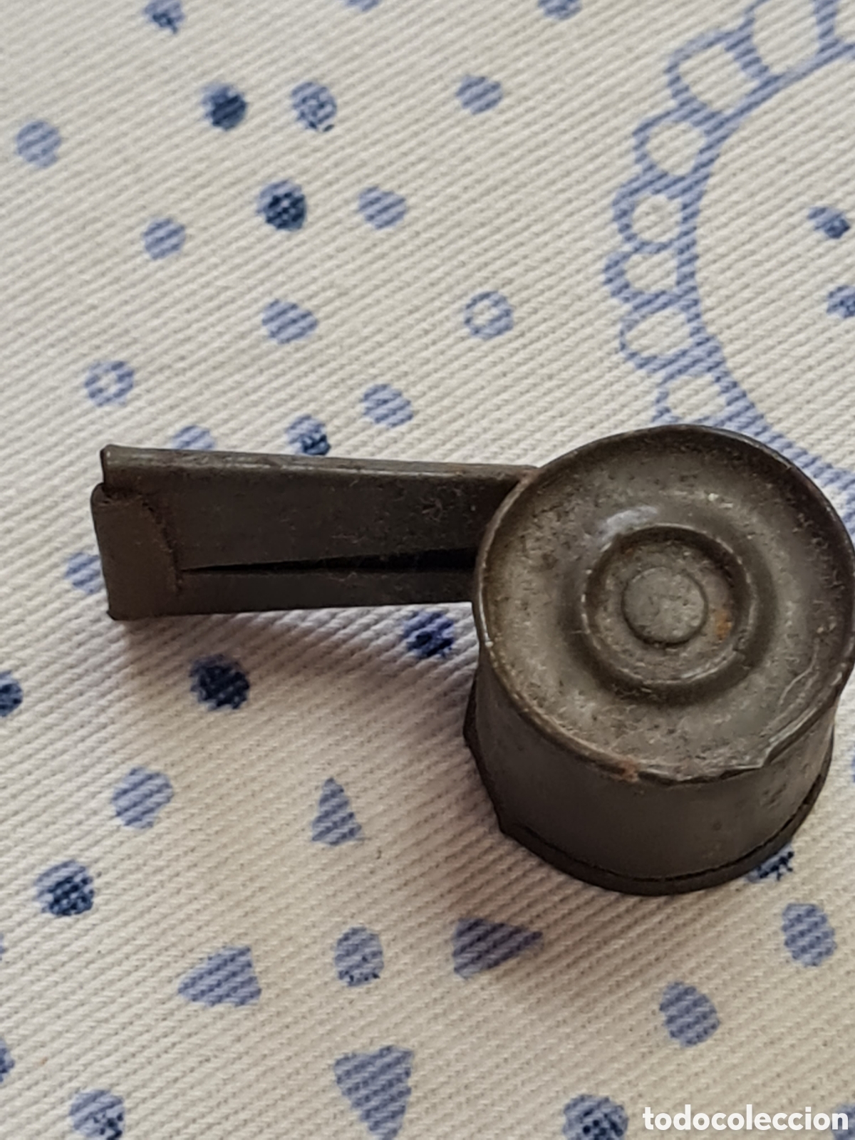 Coleccionismo deportivo: Antiguo silbato de hojalata - Foto 3