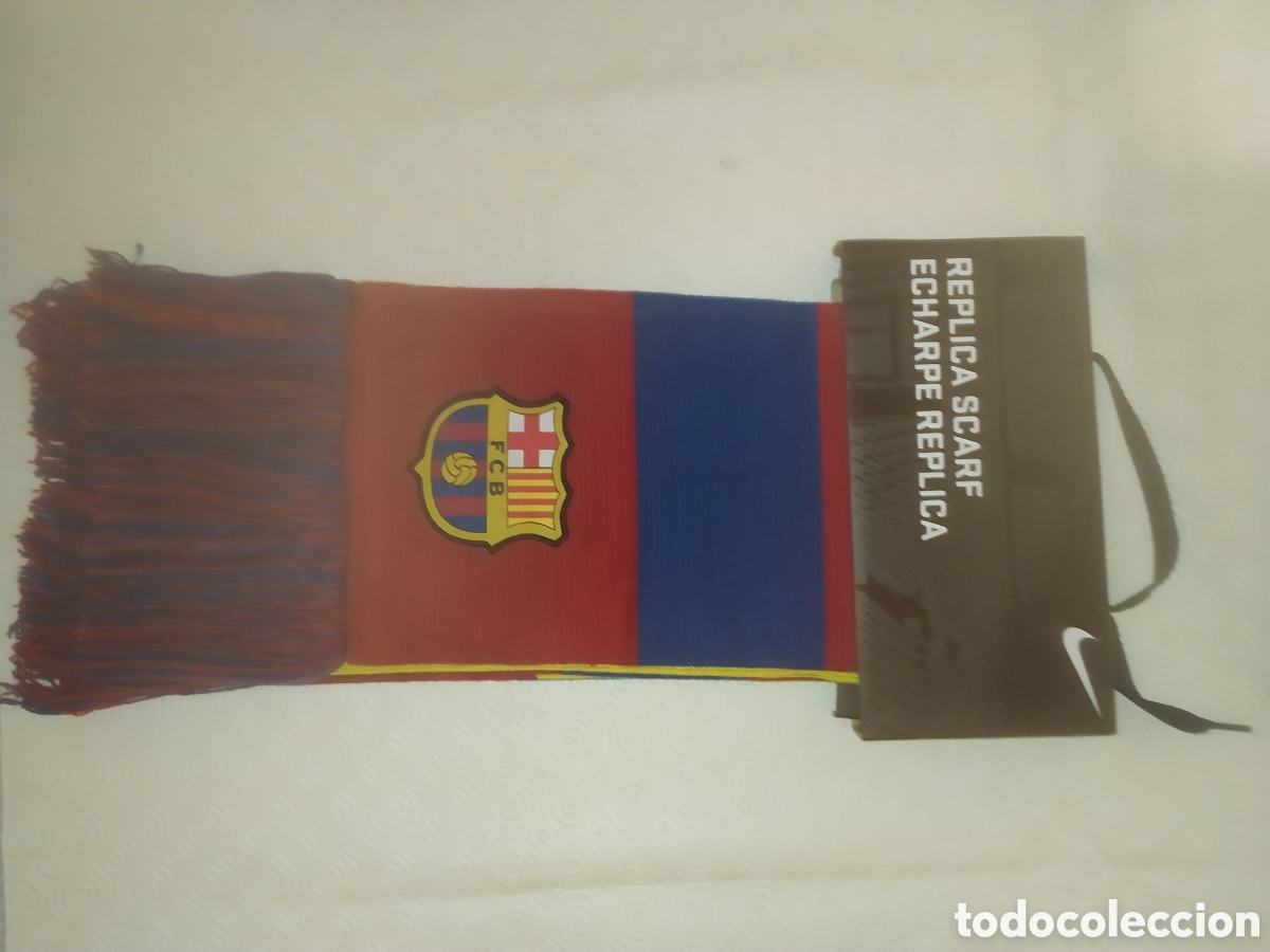 Coleccionismo deportivo: Bufanda del Bar&ccedil;a - Foto 1