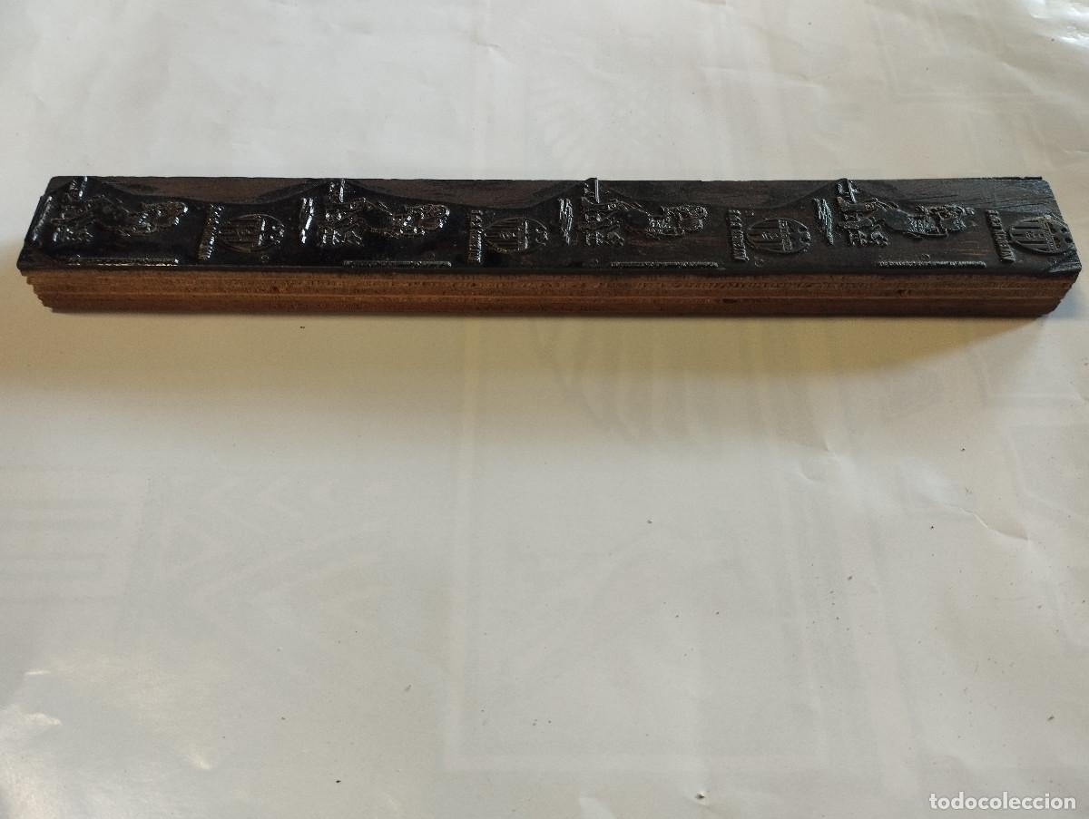 Sports collectibles: PRUEBA IMPRENTA MADERA FUTBOL VALENCIA C.F. - IMPRENTA ORTEGA VALENCIA