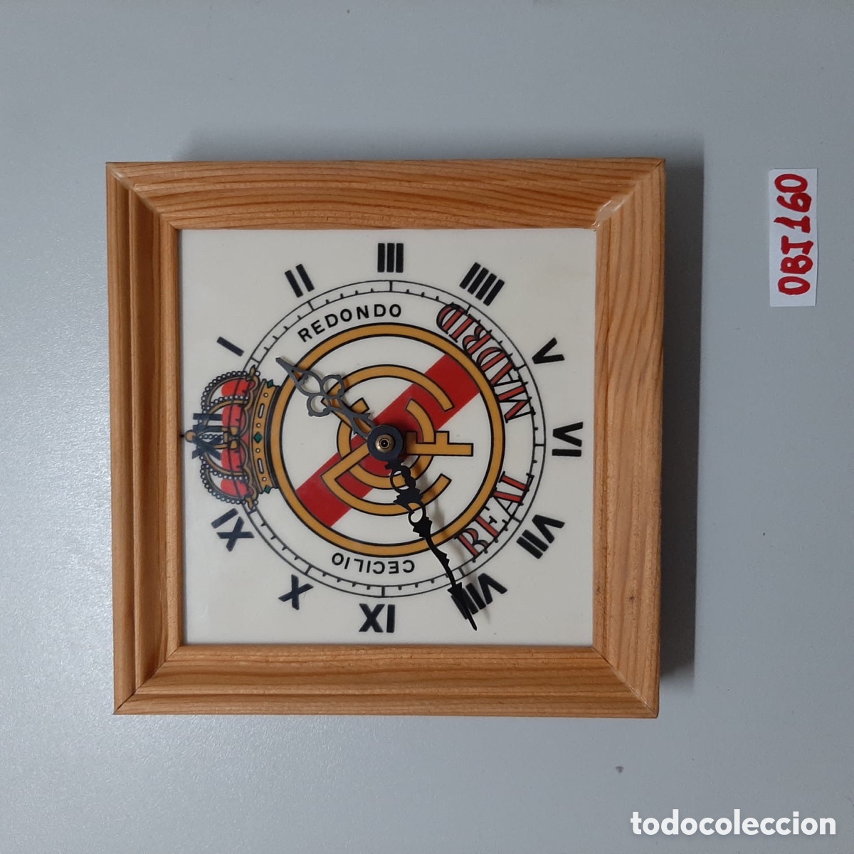 Coleccionismo deportivo: Reloj del Real Madrid antiguo - Foto 2