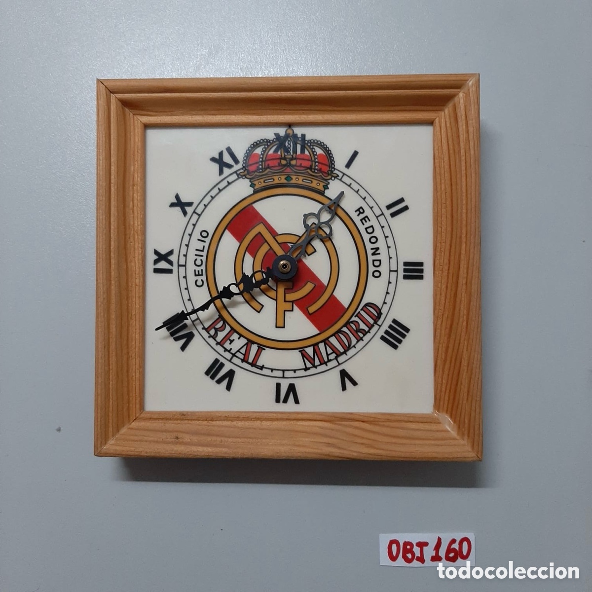 Coleccionismo deportivo: Reloj del Real Madrid antiguo - Foto 1
