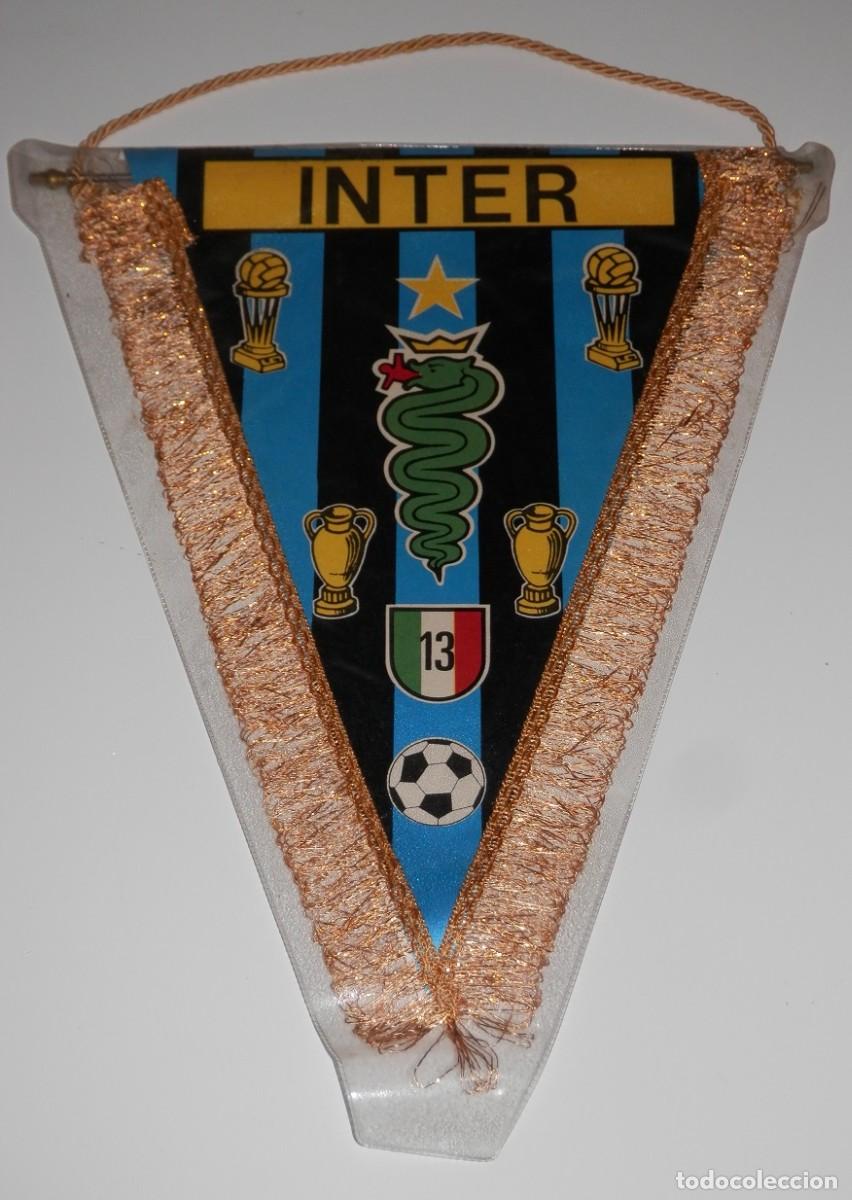 Coleccionismo deportivo: BANDERIN DEL INTER MILAN DE ITALIA - Foto 1