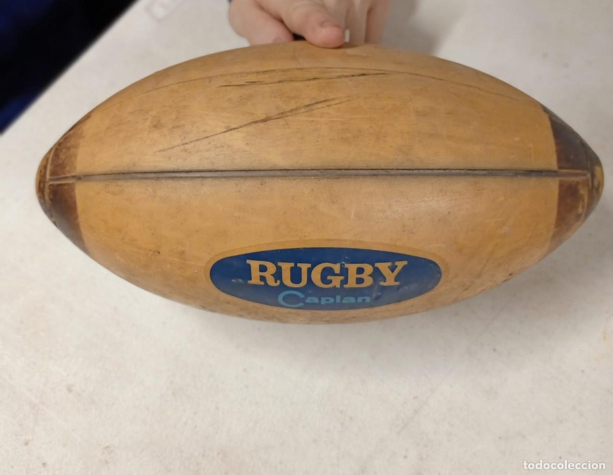 Coleccionismo deportivo: Bal&oacute;n rugby caplan - Foto 1