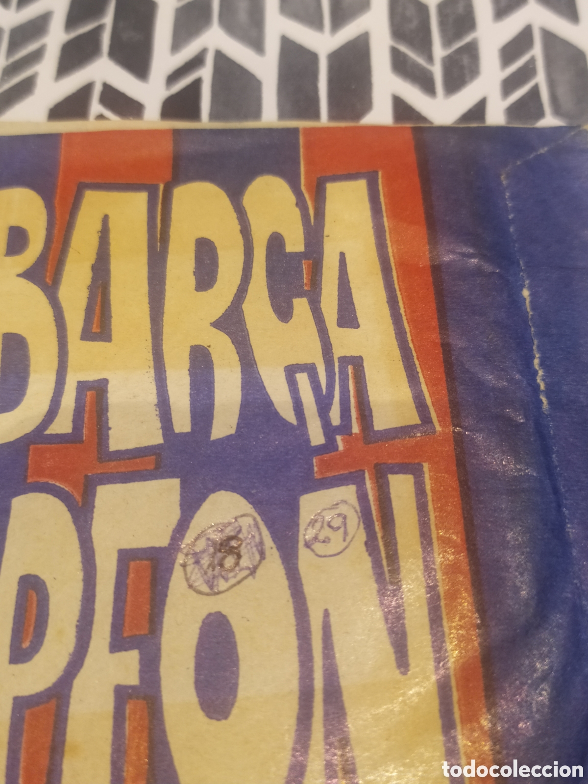 Coleccionismo deportivo: SOBRE CROMOS VAC&Iacute;O BAR&Ccedil;A CAMPEON KEISA 1974 - Foto 2