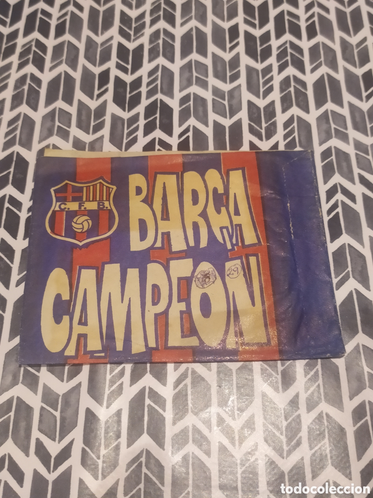 Coleccionismo deportivo: SOBRE CROMOS VAC&Iacute;O BAR&Ccedil;A CAMPEON KEISA 1974 - Foto 1