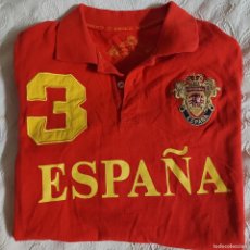 Coleccionismo deportivo: CAMISETA FUTBOL ESPAÑA ORIGINAL ROBIN RUTH NUMERO 3 A ESTRENAR