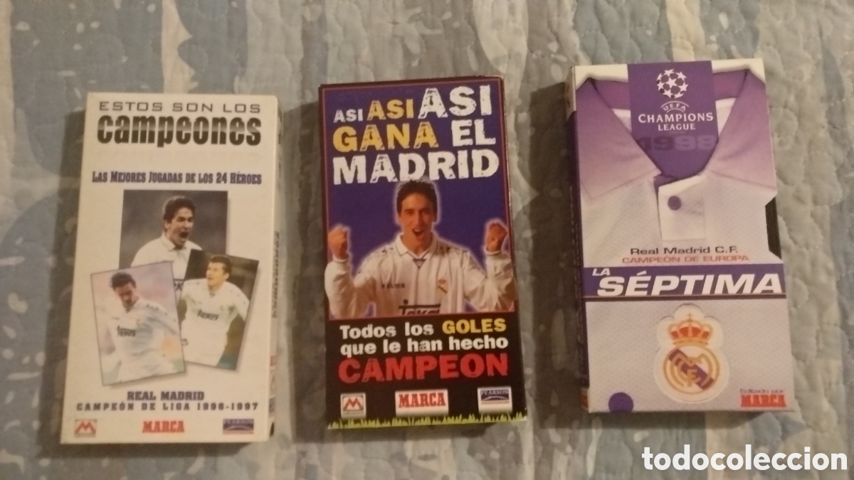 Collectionnisme sportif: Cintas VHS Real Madrid