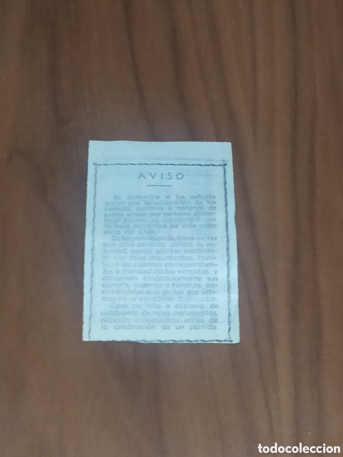 Coleccionismo deportivo: Cup&oacute;n de socio del Real Madrid - Octubre 1957 - Foto 2