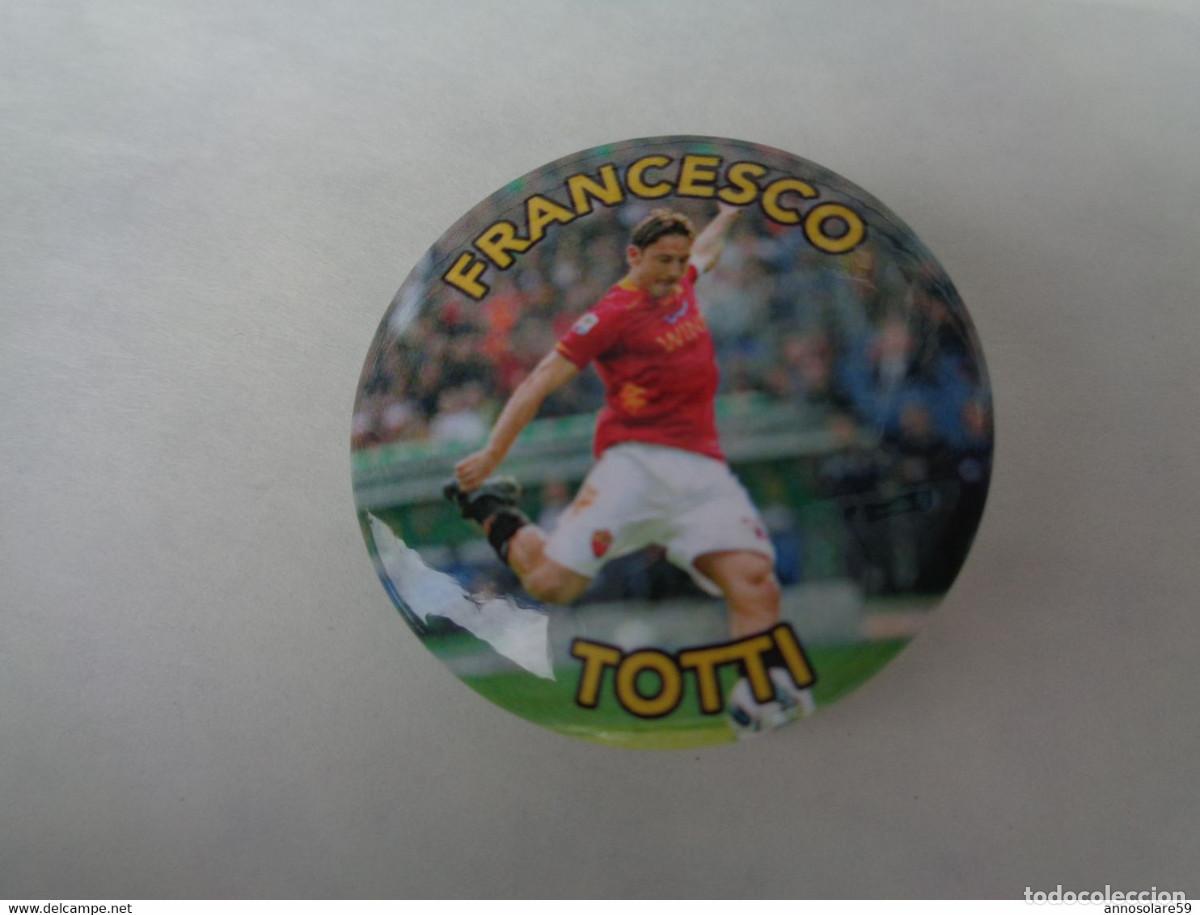 Collectionnisme sportif: SPILLA IN METALLO 3X3 Cm. *FRANCESCO TOTTI - NUOVA