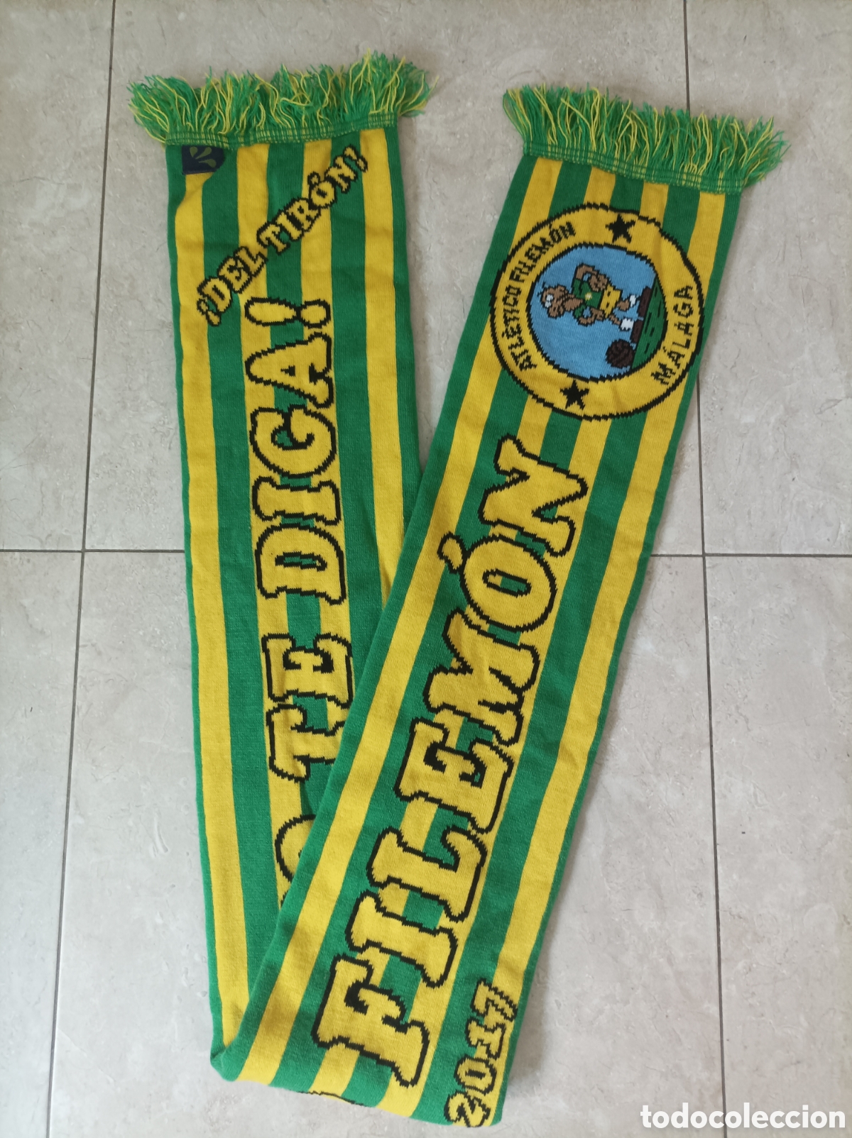 Collectionnisme sportif: Bufanda usada en actuaci&oacute;n carnaval 2017 M&aacute;laga Murga ni&ntilde;o... !lo que yo te diga! Atl&eacute;tico Filimon