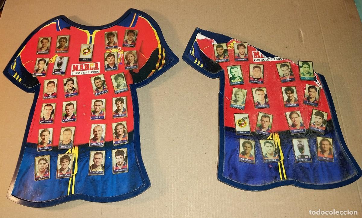 Coleccionismo deportivo: F&Uacute;TBOL. EUROCOPA 2000. MARCA. PINS DE LA SELECCI&Oacute;N - Foto 1