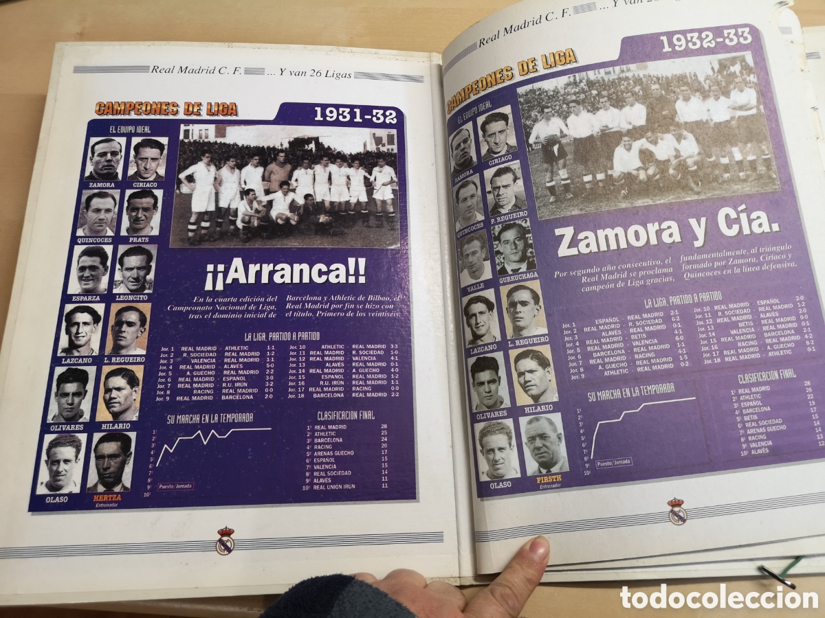 Coleccionismo deportivo: Carpeta archivador del real Madrid - Foto 2