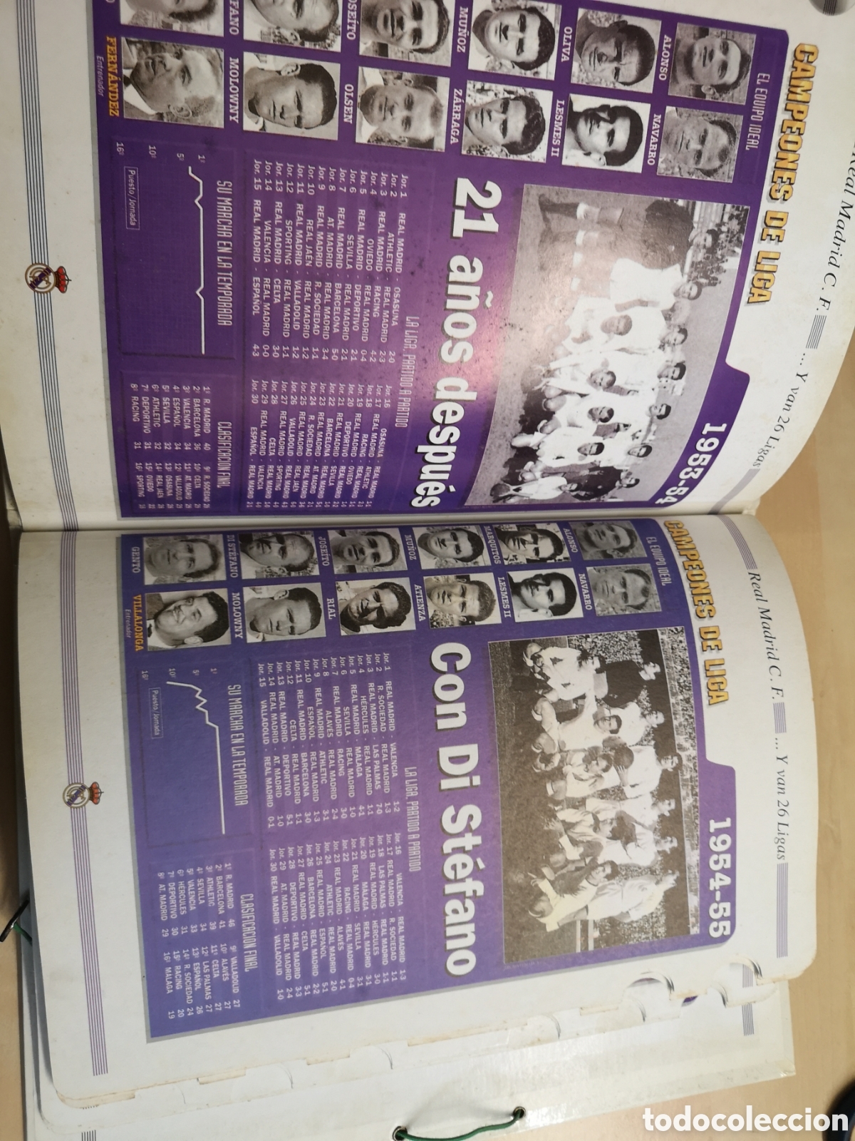 Coleccionismo deportivo: Carpeta archivador del real Madrid - Foto 3