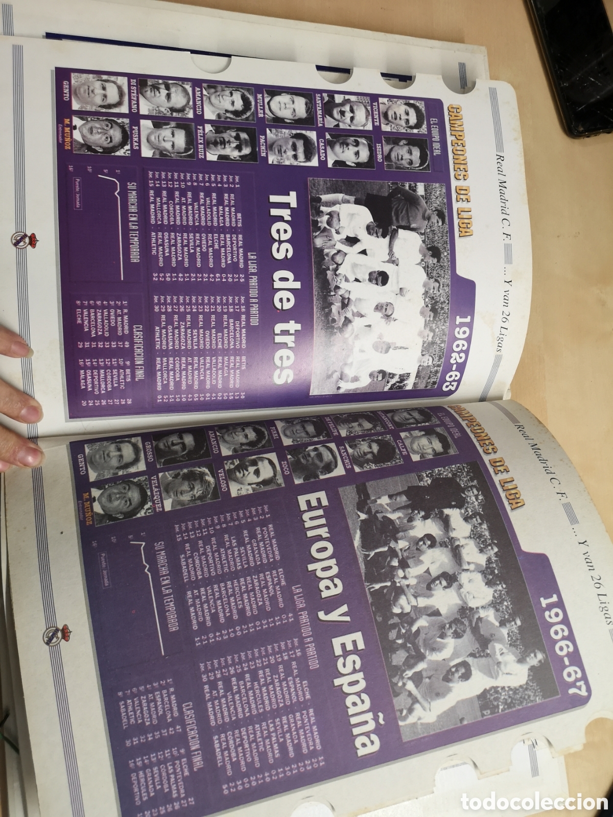 Coleccionismo deportivo: Carpeta archivador del real Madrid - Foto 6