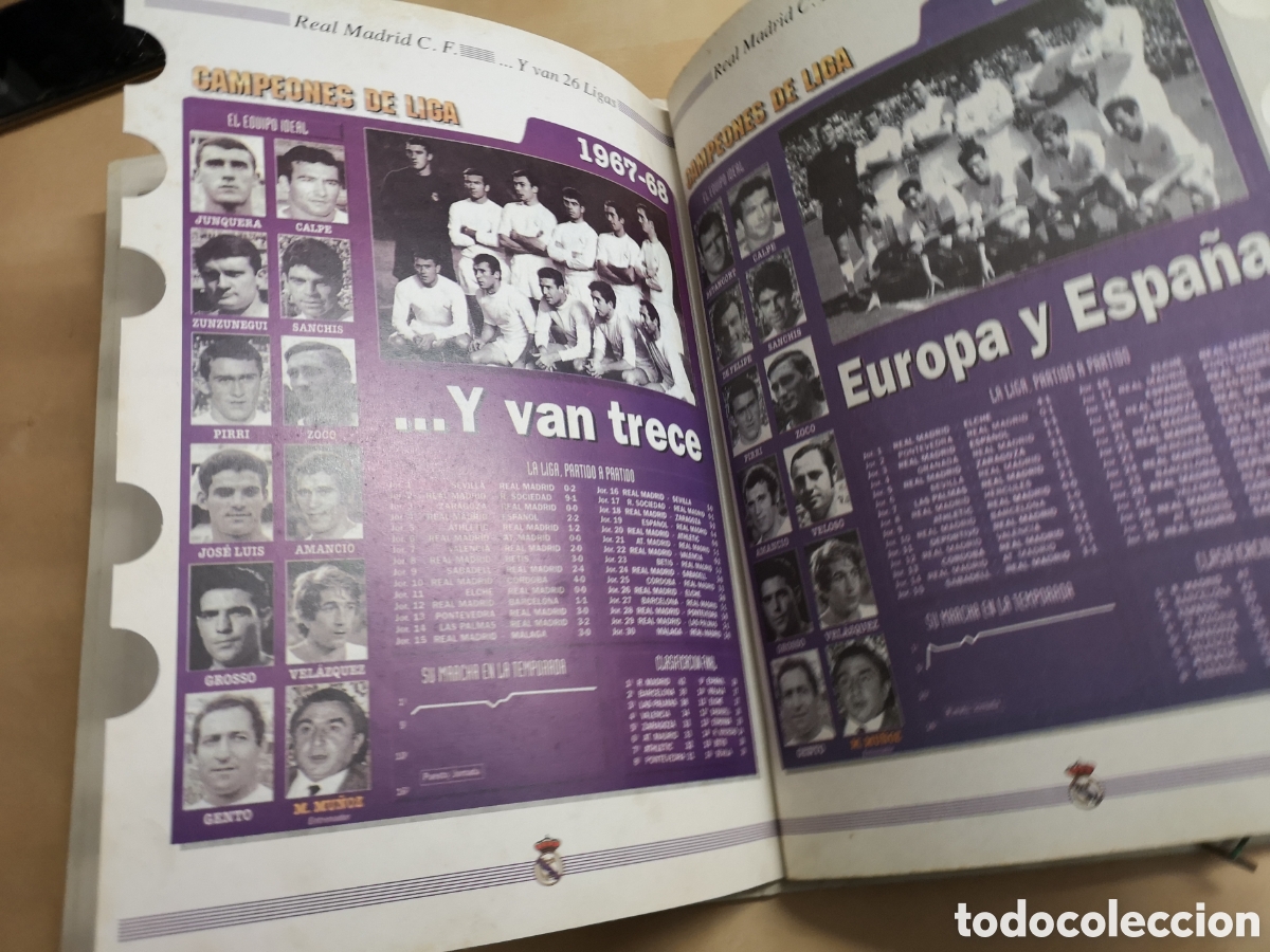 Coleccionismo deportivo: Carpeta archivador del real Madrid - Foto 7