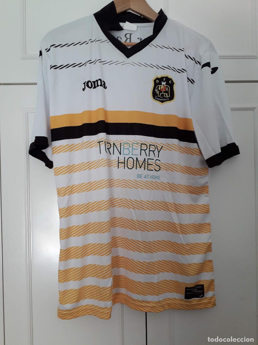 Sports collectibles: Camiseta away oficial Dumbarton FC Escocia. Talla M. Nueva con etiquetas.