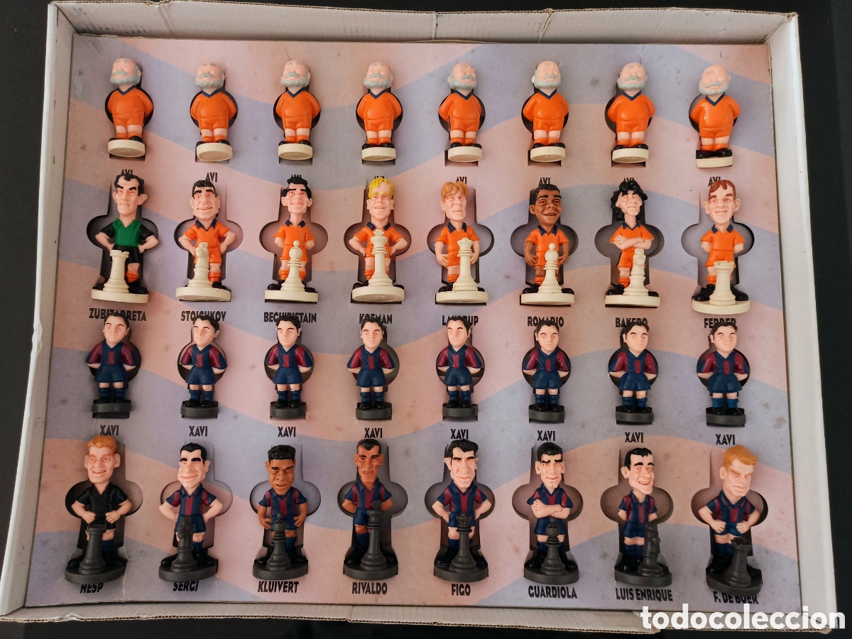 Coleccionismo deportivo: EL AJEDREZ DEL BAR&Ccedil;A 1999 DREAM TEAM - Foto 2