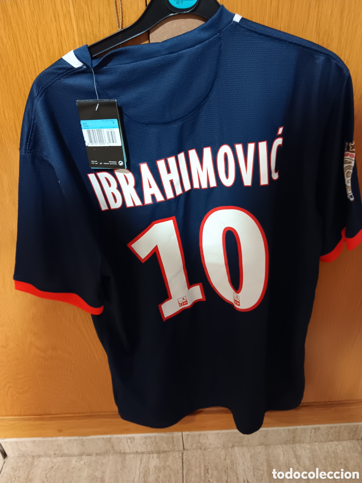 Coleccionismo deportivo: CAMISETA PSG IBRAHIMOVIC TALLA M - Foto 2