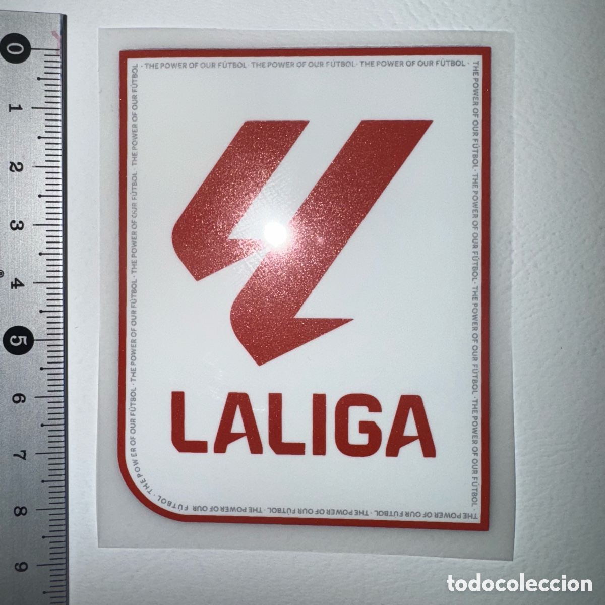 Collezionismo sportivo: Parche La liga LALIGA temporada 2023/24 camiseta dorsal Serigrafia lfp