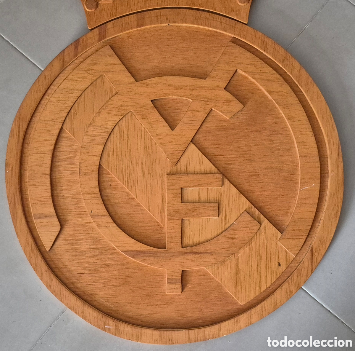 Coleccionismo deportivo: MAGN&Iacute;FICO ESCUDO REAL MADRID - Foto 3