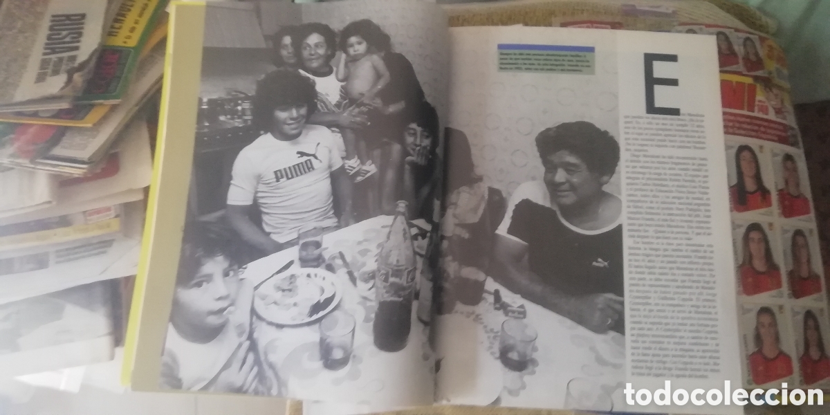 Coleccionismo deportivo: Diego maradona. Lote simbolico y &uacute;nico. - Foto 4